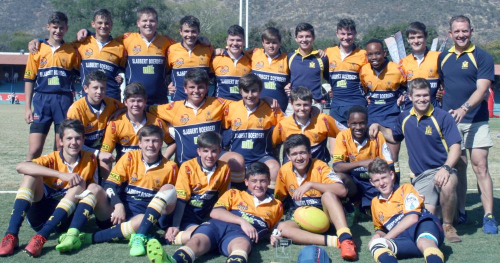 The u.15 rugby team at Limpopo semi finals.